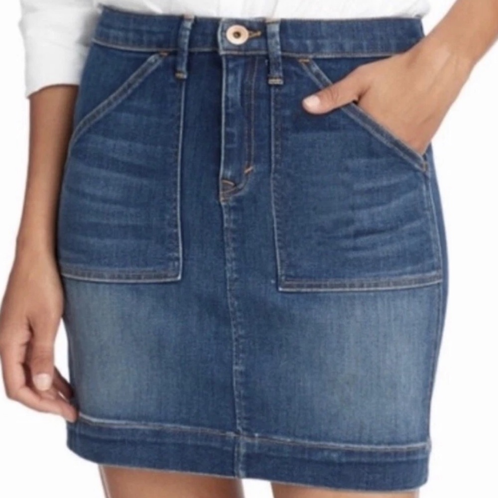 Vineyard Vines Utility Pocket Denim Skirt